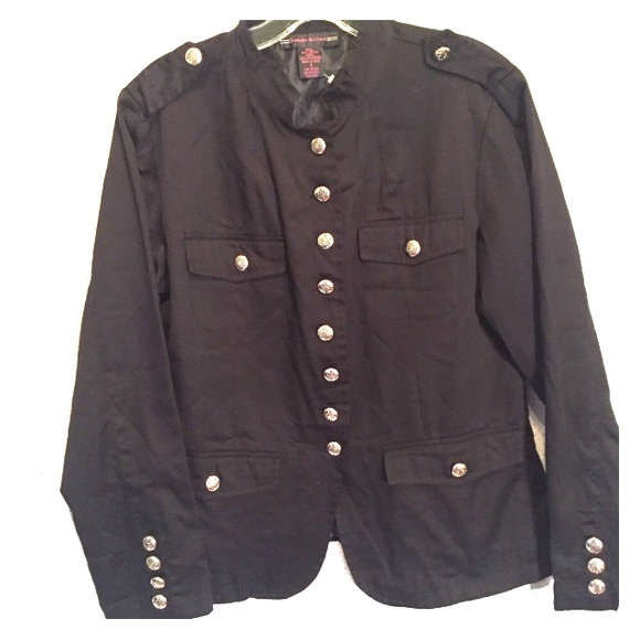 Jennifer &  grace Jackets & Blazers - Military style black jacket S